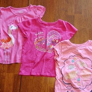 Girls 4t graphic t-shirt bundle